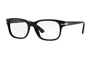 Image of Persol PO3095V Single Vision Prescription Eyeglasses 95-53 - Black Frame