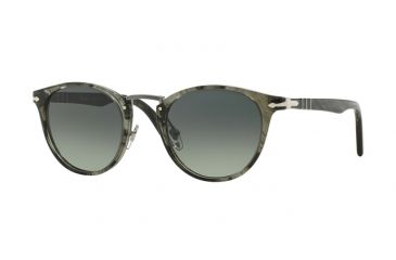 Image of Persol PO3108S Bifocal Prescription Sunglasses PO3108S-102071-49 - Lens Diameter 49 mm, Frame Color Striped Grey