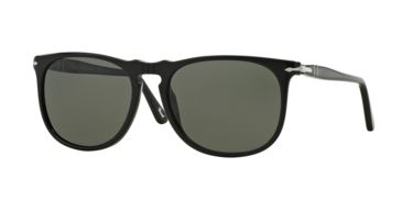 Image of Persol PO3113S Progressive Prescription Sunglasses PO3113S-95-58-54 - Lens Diameter 54 mm, Frame Color Black