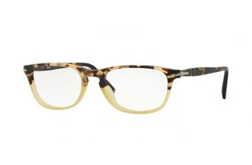 Image of Persol PO3116V Progressive Prescription Eyeglasses 9035-52 - Ebano E Oro Frame