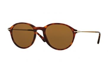 Image of Persol PO3125S Bifocal Prescription Sunglasses PO3125S-24-57-49 - Lens Diameter 49 mm, Frame Color Havana