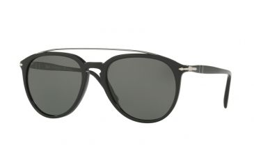 Image of Persol PO3159S Bifocal Prescription Sunglasses, 55mm, Black, PO3159S-901458-55-BI
