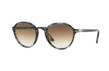 Image of Persol PO3184S Bifocal Prescription Sunglasses, 49mm, Spotted Blue Dark Grey, PO3184S-106251-49-BI