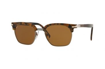 Image of Persol PO3199S Prescription Sunglasses PO3199S-107333-53 - Lens Diameter 53 mm, Frame Color Tortoise Dark Brown