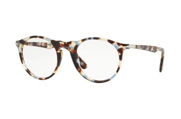 Image of Persol PO3201V Prescription Eyeglasses, 49mm, Azure Brown, PO3201V-1058-49-SV