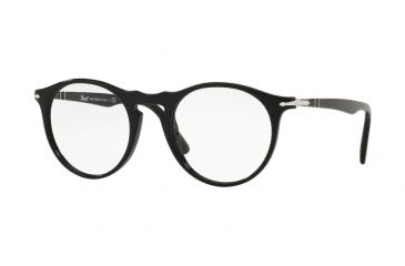 Image of Persol PO3201V Prescription Eyeglasses, 49mm, Black, PO3201V-95-49-SV