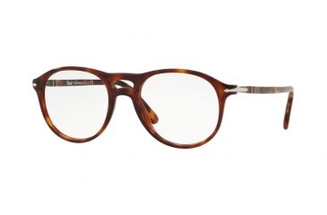 Image of Persol PO3202V Progressive Prescription Eyeglasses, 51mm, Havana, PO3202V-24-51-PRO