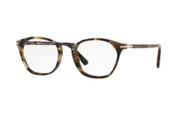 Image of Persol PO3209V Eyeglass Frames 1071-50 - Tortoise Ice Brown Frame