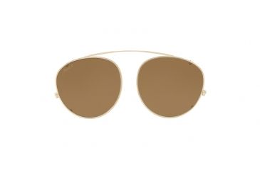 Image of Persol PO7092C Clip-On Sunglasses 515/83-50 - Col. 515/83 Frame, Dark Brown - Polar Lenses
