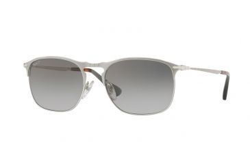 Image of Persol PO7359S Bifocal Prescription Sunglasses PO7359S-1068M3-55 - Lens Diameter 55 mm, Frame Color Matte Silver/Silver