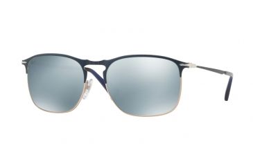 Image of Persol PO7359S Bifocal Prescription Sunglasses PO7359S-107330-58 - Lens Diameter 58 mm, Frame Color Blue/bronze