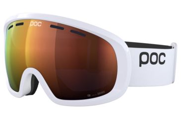Image of POC Fovea Mid Clarity Snow Goggle, Hydrogen White/Spektris Orange, One Size, PC404088265ONE1