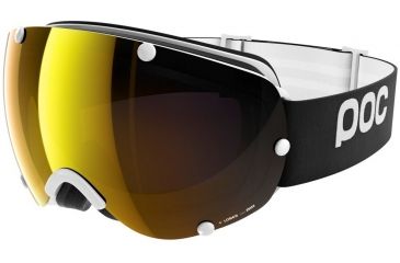 Image of POC Lobes with Contrast Lens-Uranium Black-Yellow