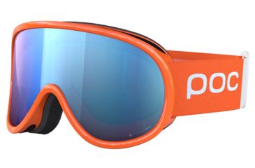 Image of POC Retina Clarity Comp Snow Goggle, Fluorescent Orange/Spektris Blue, One Size, PC405168271ONE1