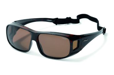 Image of Polaroid Jordan SunCovers - Brown, Polarized Brown Lenses PDP8040Y