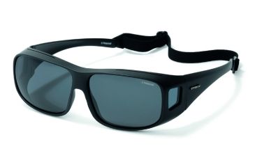 Image of Polaroid Jordan SunCovers - Black, Polarized Grey Lenses PDP8040Z