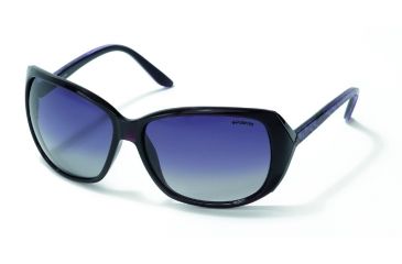 Image of Polaroid Mena Sunglasses - Purple, Polarized Grey Gradient Lenses PDF8104X