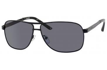 Image of Polaroid X 4307/S Sunglasses X4307S-0KIH-1T-6112 - A / Black Frame, Gray Polarized Lenses, Lens Diameter 61mm, Distance Between Lenses 12mm