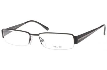 Image of Police 8445 Eyeglasses with Matte Black Frame