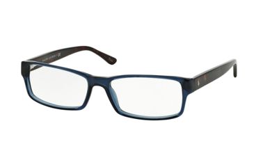 Image of Polo Eyeglasses, 58mm, Blue / Transparent, PH2065-5276-58-SV
