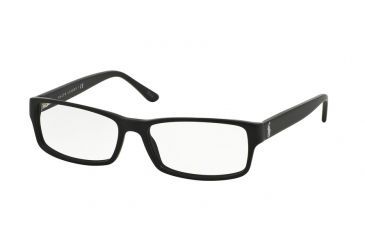 Image of Polo Eyeglasses PH2065 with Rx Prescription Lenses 5284-54 - Matte Black Frame