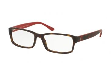 Image of Polo Eyeglasses PH2065 with Rx Prescription Lenses 5601-54 - Matte Dark Havana Frame