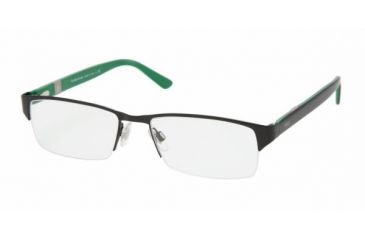 Image of Polo PH1075 Progressive Eyeglasses Shiny Black Frame / 53 mm Prescription Lenses, 9003-5317