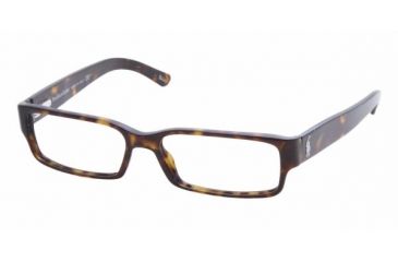 Image of Polo Eyeglasses PH2039 with No-Line Progressive Rx Prescription Lenses, Select Frame Color / Lens Diameter Havana Frame / 52 mm Prescription Lenses