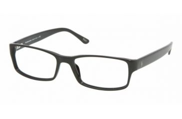Image of Polo PH2065 SV Prescription Eyeglasses - Shiny Black Frame / 56 mm Prescription Lenses, 5001-5616