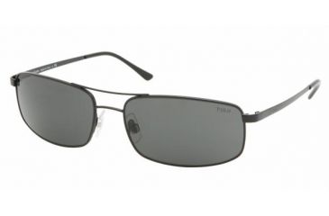 Image of Polo PH 3051 Sunglasses Styles - Matte Black Gray Frame, 903887-6117