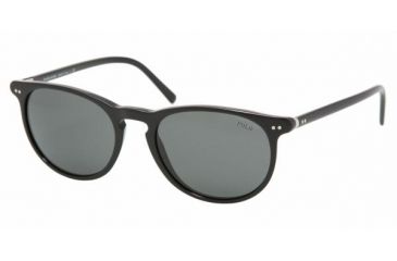 Image of Polo Prescription Sunglasses PH4044, Select Frame Color / Lens Diameter Shiny Black Frame / 52 mm Prescription Lenses