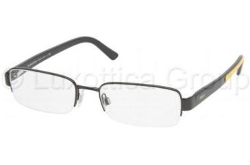 Image of Polo PH1085 Progressive Prescription Eyeglasses 9003-5218 - Shiny Black 