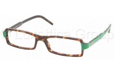 Image of Polo PH2069 Progressive Prescription Eyeglasses 5293-5316 - Top Green-havana 