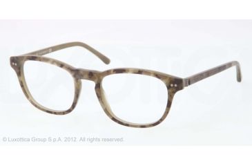 Image of Polo PH2107 Single Vision Prescription Eyeglasses 5427-48 - Matte Green Camouflage Frame, Demo Lens Lenses