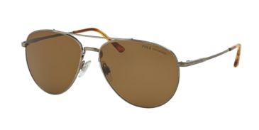 Image of Polo PH3094 Bifocal Prescription Sunglasses PH3094-929183-59 - Lens Diameter 59 mm, Frame Color Aged Silver