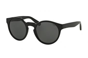 Image of Polo PH4101 Single Vision Prescription Sunglasses PH4101-500187-52 - Lens Diameter 52 mm, Frame Color Black
