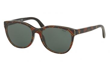 Image of Polo PH4117 Bifocal Prescription Sunglasses PH4117-562671-56 - Lens Diameter 56 mm, Frame Color Shiny New Red Havana