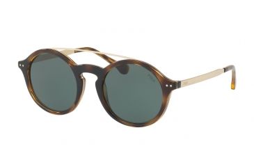 Image of Polo PH4122 Single Vision Prescription Sunglasses PH4122-500371-49 - Lens Diameter 49 mm, Frame Color Dark Havana