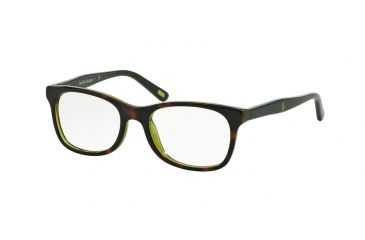 Image of Polo PP8522 Bifocal Prescription Eyeglasses 1307-46 - Tortoise Green/Green Frame