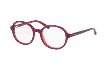 Image of Polo PP8531 Bifocal Prescription Eyeglasses 5677-47 - Top Violet On Red Frame