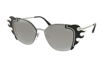 Image of Prada ABSOLUTE PR59VS Sunglasses 4285O0-64 - , Gradient Grey Mirror Silver Lenses