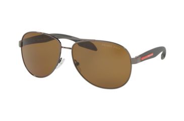 Image of Prada BENBOW PS53PS Sunglasses 5AV5Y1-62 - , Polar Brown Lenses