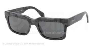 Image of Prada CAST PR01QS Progressive Prescription Sunglasses PR01QS-DHP1A1-52 - Lens Diameter 52 mm, Frame Color Mimetic Matte Black