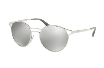 Image of Prada CINEMA PR62SS Progressive Prescription Sunglasses PR62SS-1BC2B0-53 - Lens Diameter 53 mm, Frame Color Silver