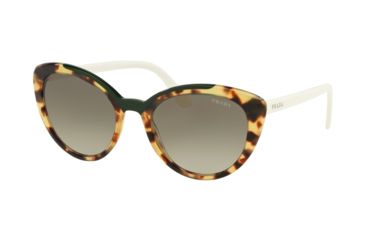 Image of Prada CONCEPTUAL PR02VS Sunglasses 3215O2-54 - , Green Gradient Lenses