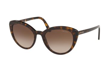 Image of Prada CONCEPTUAL PR02VSF Sunglasses - Women's 2AU6S1-54 - , Brown Gradient Lenses