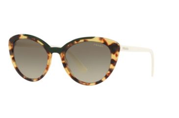Image of Prada CONCEPTUAL PR02VSF Sunglasses 3215O2-54 - , Green Gradient Lenses