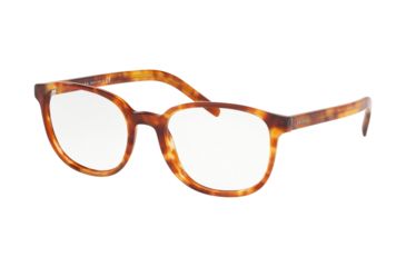 Image of Prada CONCEPTUAL PR07XV Prescription Eyeglasses, 52mm, Light Havana, PR07XV-4BW1O1-52-SV