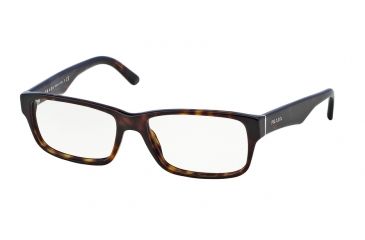 Image of Prada Eyeglass Frames PR16MV 2AU1O1-53 - Havana Frame