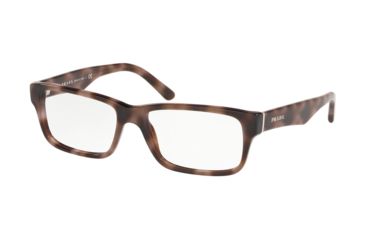 Image of Prada Eyeglass Frames PR16MV 5201O1-53 - Spotted Dark Brown